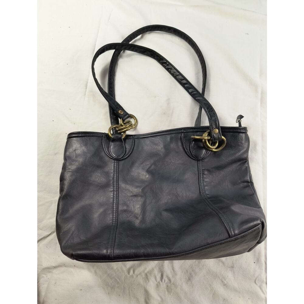 Viamoda black Faux leather purse